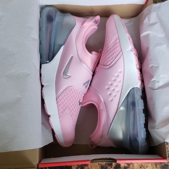 Nike Air Max 270 Extreme (GS) Pink Metallic Silver - Picture 13 of 16